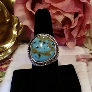 Turquoise Multi color gemstone Sterling Silver💍